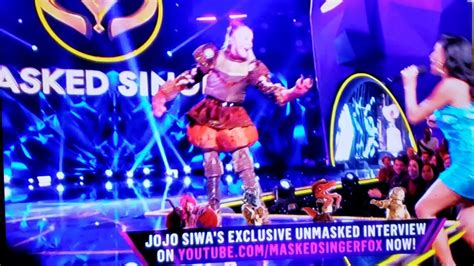 Jojo Siwa Performs On The Masked Singer March 25th 2020 Youtube