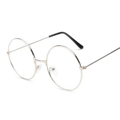 Buy Vintage Retro Round Circle Metal Frame Eyeglasses Clear Lens Eye