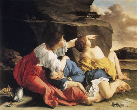 orazio gentileschi lot and his daughters