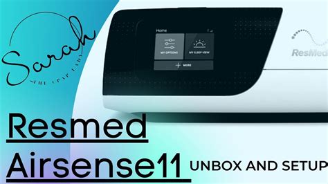 Resmed Airsense Unbox And Setup Basic Assembly And Care Youtube