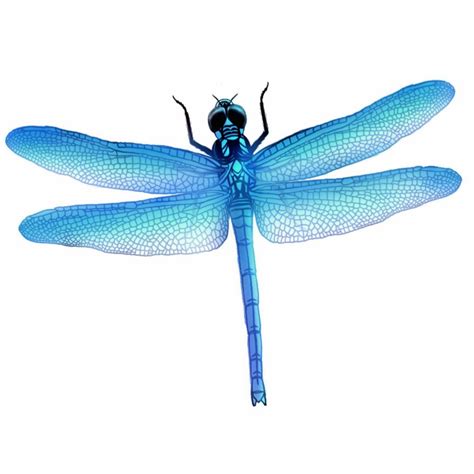 Cool Blue Dragonfly Ornament Zazzle Art De Libellule Libellule