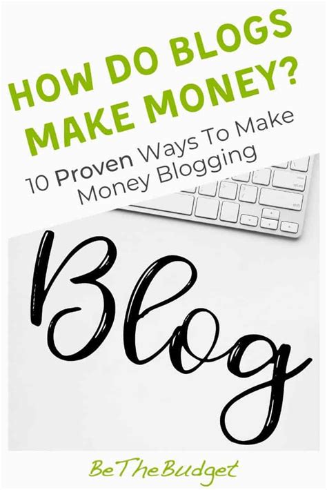 How Do Blogs Make Money 10 Proven Ways Be The Budget