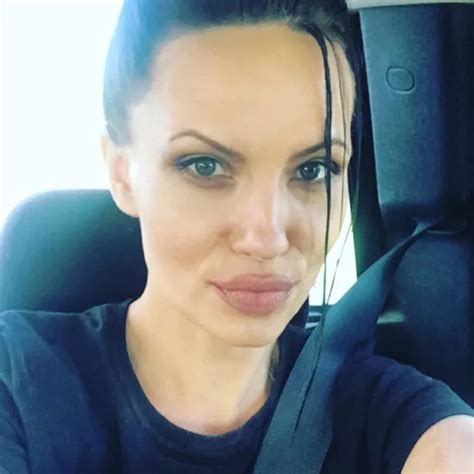 angelina jolie lookalike and mum of two says fans stop her for autographs in the street daily star