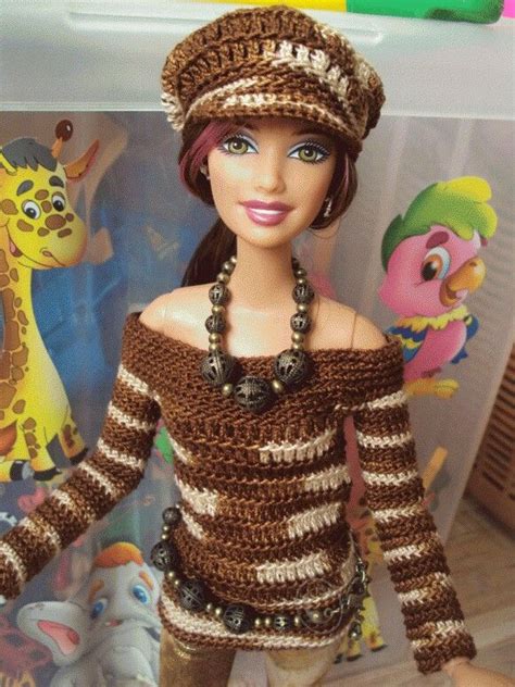 Barbie Diy Barbie Dress Barbie And Ken Crochet Doll Dress Crochet