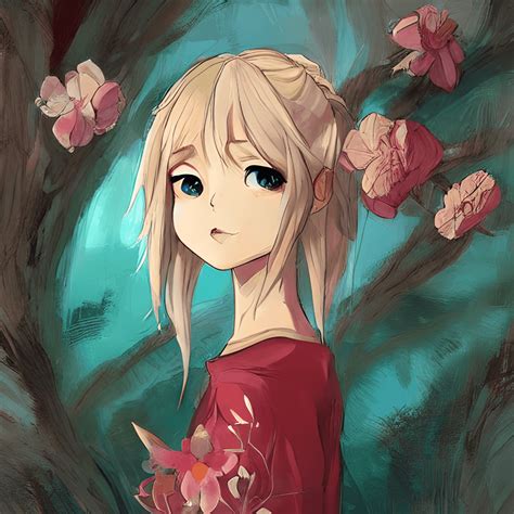 Beautiful Anime Girl 8k Digital Painting · Creative Fabrica