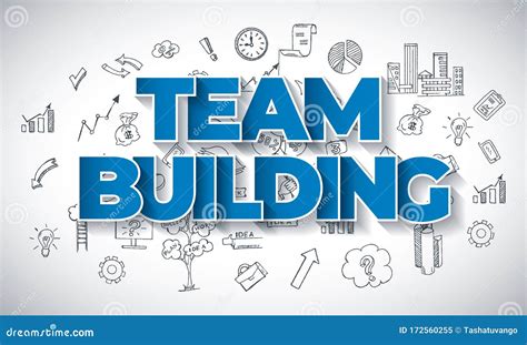 Team Building Creative Business Concept Web Design Template Stock