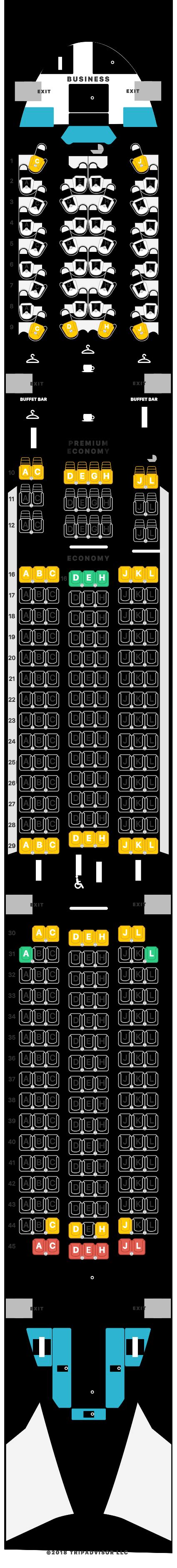 Air France A350 900 Seating Chart Image To U