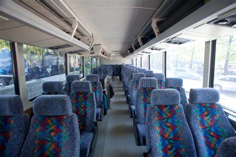 Inside Of A Tour Bus Stock Photo Image Of Daylight Transportation