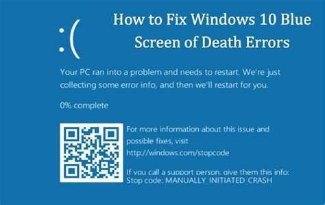 How To Fix Blue Screen Of Death In Windows 10 Webnots