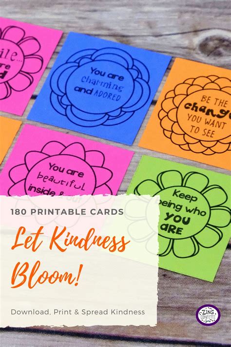 Kindness Flowers Inspirational Messages Lunch Box Notes And Kindness