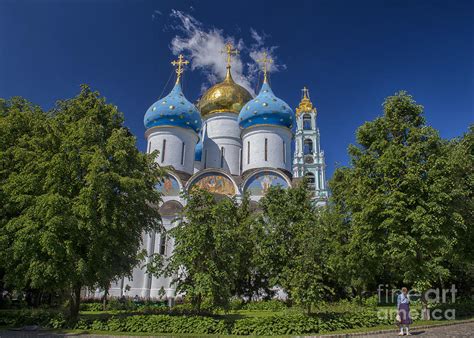 Cathedral Of The Assumption At Trinity Lavra Of St Sergius In Sergiyev