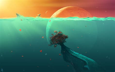 Deep Ocean Planet Fish Hd Digital Universe 4k Wallpapers