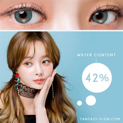 Blue Toric Lens Moist Barbie 3 Tone Colored Contacts For Astigmatism