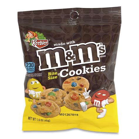 Mini Cookie Snack Packs Chocolate Chipmandms 16 Oz Pouch 30