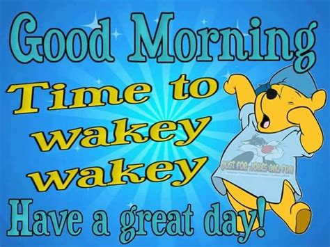 Wakey Wakey Good Morning Cartoon Good Morning Quotes Good Morning