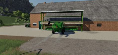 72x150 Red Storage Shed Prefab V 100 Fs19 Farming Simulator 19 Mod