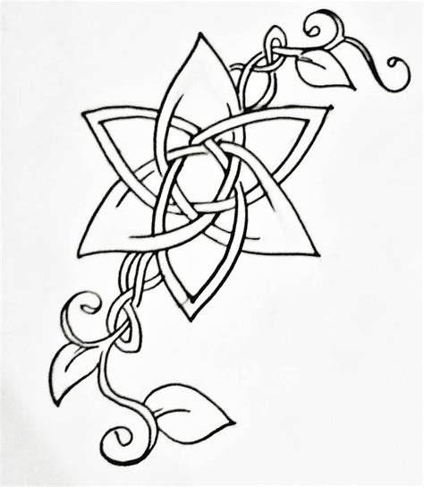 Celtic Flower1 By Alizarinchaos Kunst Tattoos Tattoos Skull Cross