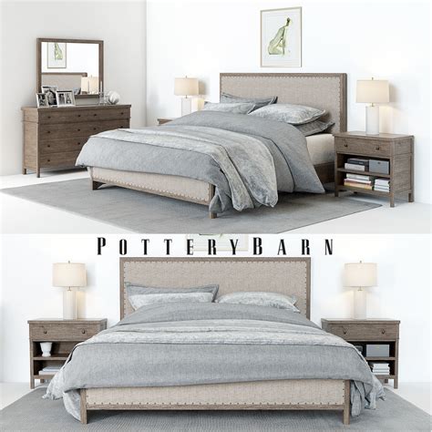 Shop sturdy bedroom furniture at pottery barn kids. 3D Pottery Barn Toulouse Bedroom set | CGTrader