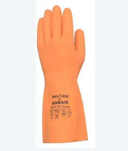 Orange Karam Hs111 Latex Gloves At Rs 151pair In Mumbai Id 21360225933