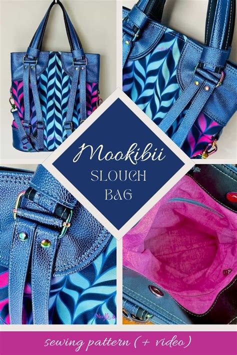 Mookibii Slouch Bag Sewing Pattern Video Sew Modern Bags