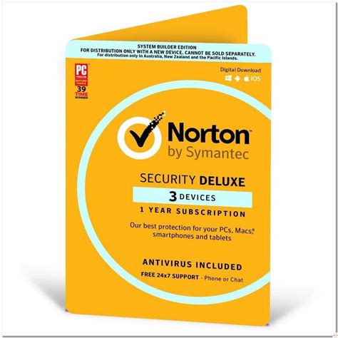 Norton Security Deluxe 3 Devices 1 Year Zenith Computers