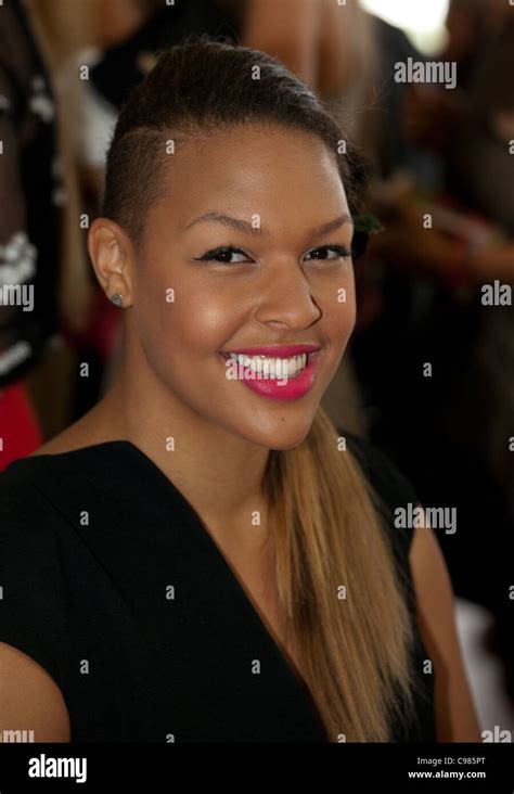 Liz Cambage at the Melbourne Cup, November 1, 2011 Stock Photo, Royalty