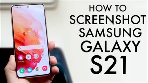 How To Screenshot On Samsung Galaxy S21 S21 And S21 Ultra Youtube