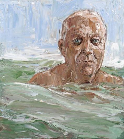 Nicholas Harding Robert Drewe In The Swell 2006 Archibald Prize