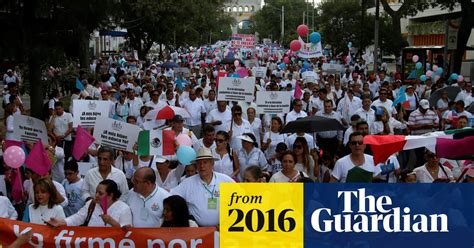 Thousands March In Mexico Against Proposal To Allow Same Sex Marriage