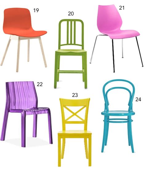 This rendering was done with prismacolor markers and some colored pencils. Get the Look: 30 Colorful Dining Chairs - StyleCarrot