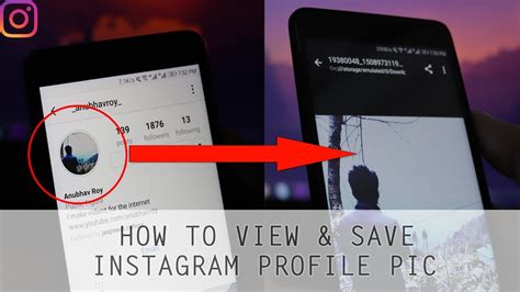 How To View Instagram Profile Picture In Full Size And Save To Gallery