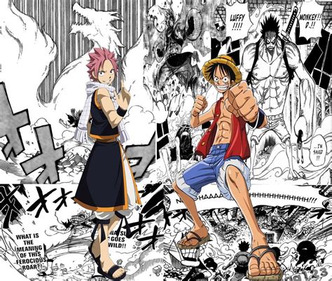 Natsu And Luffy Anime Debate Fan Art 35970366 Fanpop