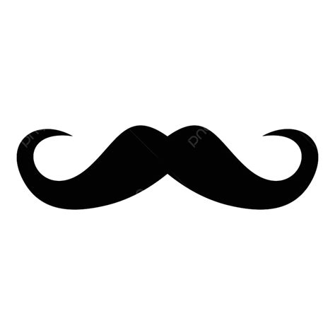 Handlebar Mustache Silhouette Vector Png Handlebar Mustache Icon