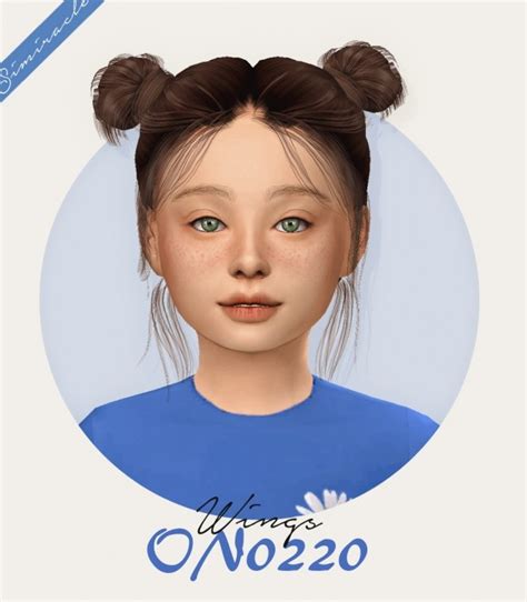 Wings On0220 Hair Kids Version At Simiracle Sims 4 Updates