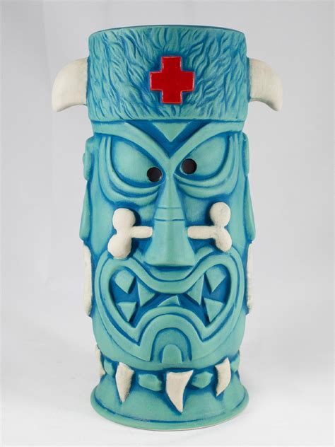 Tiki Mug The Witch Doctor First Edition Blue Stain Mytikilife