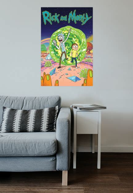 Rick And Morty Portal Poster Impericon Nl