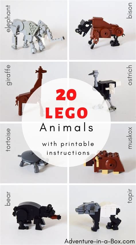 Lego Animals Instructions