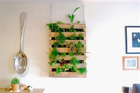 Do you like to decorate your garden naturally? How to Make Pallet Living Wall - DIY & Crafts - Handimania