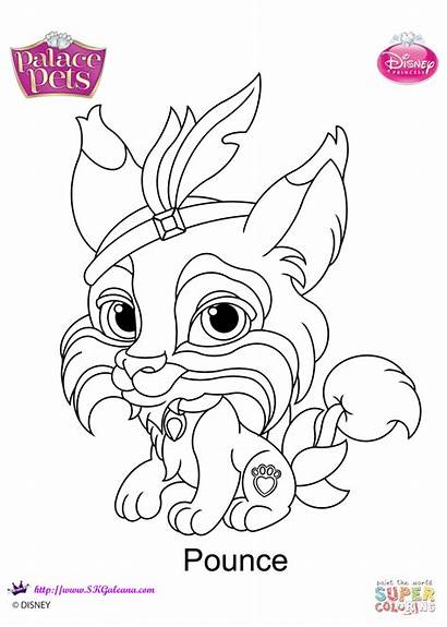 Pets Coloring Palace Pounce Pages Printable Disney