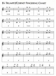 B Flat Trumpet Chart Music Pinterest Trumpets Trumpet