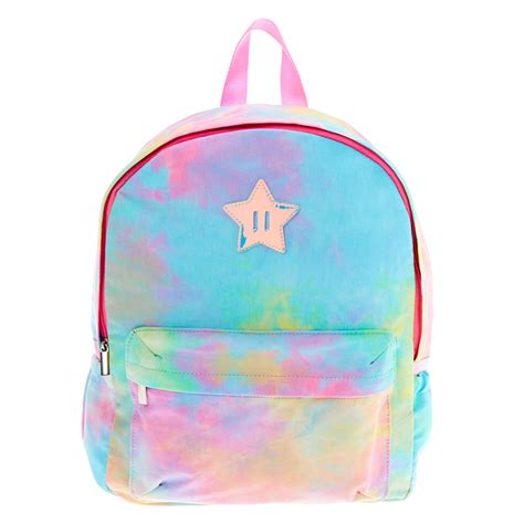 Rainbow Tie Dye Medium Backpack Girls Bags Tie Dye Backpacks Fancy Bags