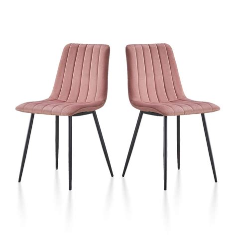 Maybe you would like to learn more about one of these? TUKAILAI 2 PCS Pink Velvet Dining Chairs Kitchen Chairs ...