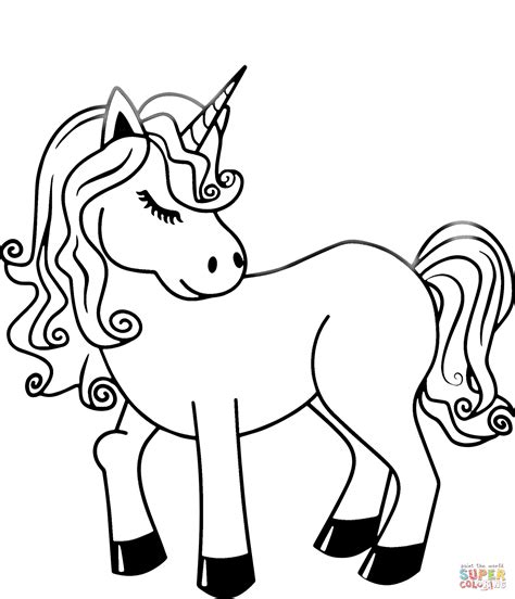 Let your child color his personal unicorn and go on a magical journey! Unicorn coloring page | Free Printable Coloring Pages