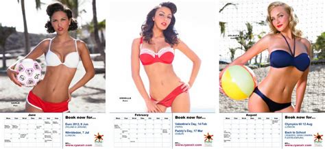 Ryanair Sexy Cabin Crew Strip For Charity Calendar 2012 World