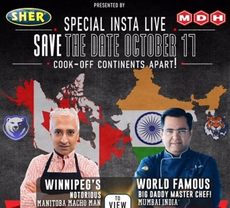 Celeb Indian Chef Ajay Chopra And His Namesake Canadian