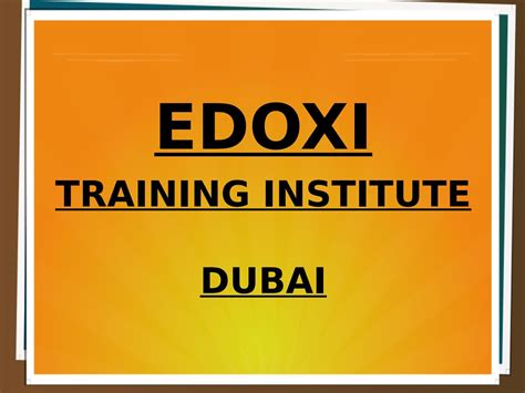Most Reputed Institute Amongst Corporate Training Companies In Dubai By