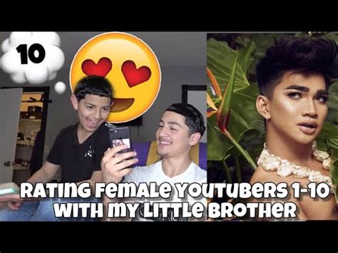 Bretman rock breaks down his viral posts. Little brother and I rate female youtubers 1-10 😂 Ft ...