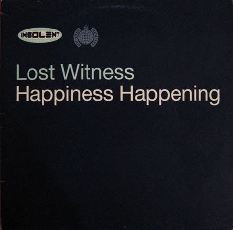 A0560c Lost Witness ‎ Happiness Happening