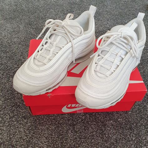 White Nike Air Max 97 Have Been Worn A Few Times Depop