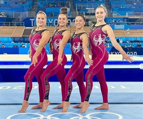German Womens Gymnastics Team Wears Full Body Suits Female Gymnast